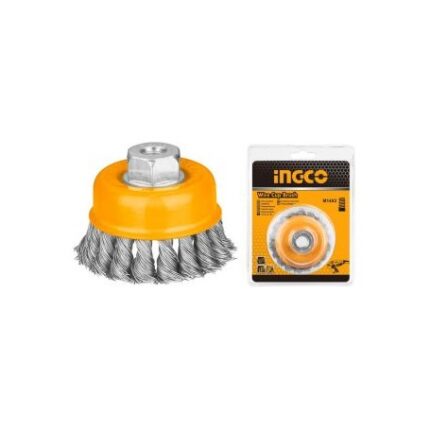 BROSSE A FILS METALLIQUES AVEC MANCHE INGCO